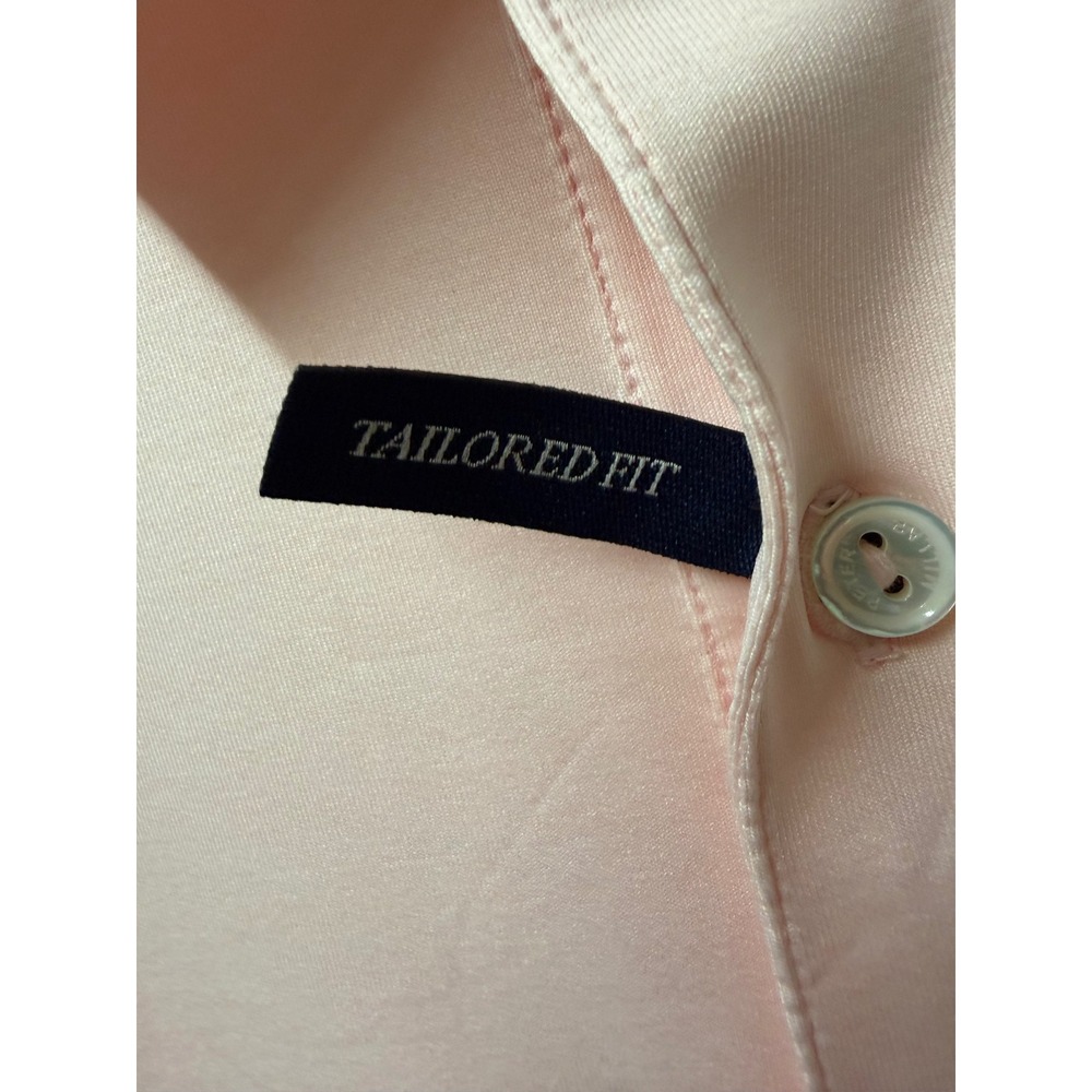Peter Millar Crown Crafted Polo Shirt XL Mens Pink Tailored Fit MF20EK500S MROSE - Picture 3 of 9